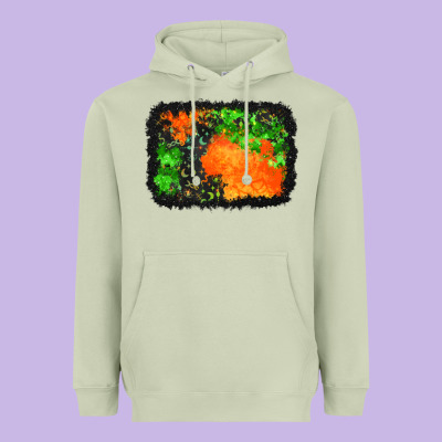 Halloween Mystic Symbol Background Heavyweight Hoodie Designed By Bundleandbundleshop