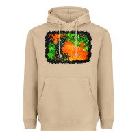 Mushroom halloween mystic symbol background Heavyweight Hoodie - BundleAndBundleShop