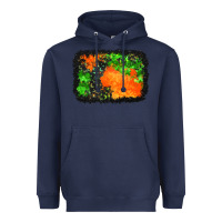 Navy halloween mystic symbol background Heavyweight Hoodie - BundleAndBundleShop