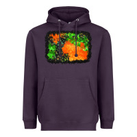 Plum halloween mystic symbol background Heavyweight Hoodie - BundleAndBundleShop