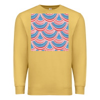 Antique Gold american flag seamless pattern Premium Sweatshirt - BundleAndBundleShop