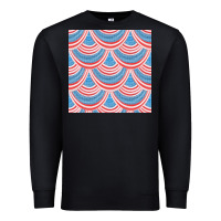 Black american flag seamless pattern Premium Sweatshirt - BundleAndBundleShop