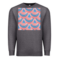 Charcoal Heather american flag seamless pattern Premium Sweatshirt - BundleAndBundleShop