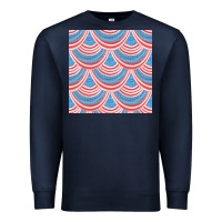 Navy american flag seamless pattern Premium Sweatshirt - BundleAndBundleShop