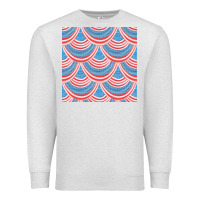 Oatmeal Heather american flag seamless pattern Premium Sweatshirt - BundleAndBundleShop