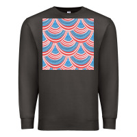 Smoke american flag seamless pattern Premium Sweatshirt - BundleAndBundleShop