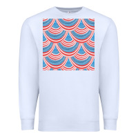 White american flag seamless pattern Premium Sweatshirt - BundleAndBundleShop