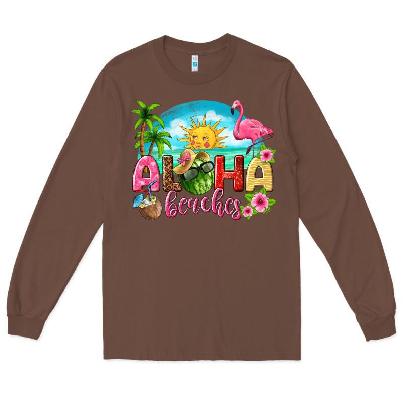 Aloha Beaches Long Sleeve Tee by texasbilliewilder | Teevron