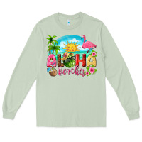 Matcha aloha beaches Long Sleeve Tee - texasbilliewilder