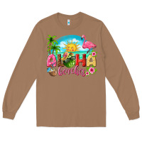 Toasted Coconut aloha beaches Long Sleeve Tee - texasbilliewilder