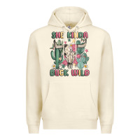 Sandshell she kinda buck wild Premium Hoodie - MaliasSmallBusiness