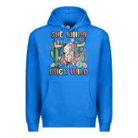 True Royal she kinda buck wild Premium Hoodie - MaliasSmallBusiness