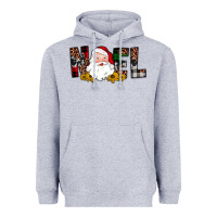 Heather Grey santa noel Heavyweight Hoodie - JahusDesignShop