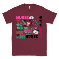 Burgundy nurse Classic Tee - Zillion Design Studio