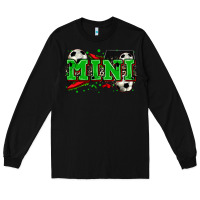 Black mini soccer Long Sleeve Tee - Zillion Design Studio