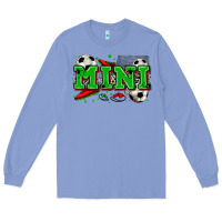 Colony Blue mini soccer Long Sleeve Tee - Zillion Design Studio