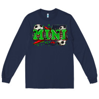 Navy mini soccer Long Sleeve Tee - Zillion Design Studio