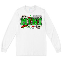 White mini soccer Long Sleeve Tee - Zillion Design Studio