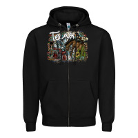Black texas Zipper Hoodie - SublimationCraftShop