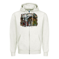 Oatmeal Heather texas Zipper Hoodie - SublimationCraftShop