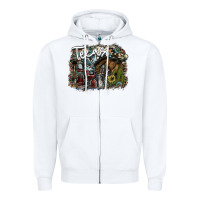 White texas Zipper Hoodie - SublimationCraftShop