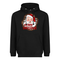Black merry christmas santa Heavyweight Hoodie - JahusDesignShop