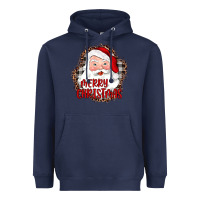 Navy merry christmas santa Heavyweight Hoodie - JahusDesignShop