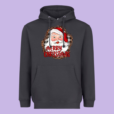 Merry Christmas Santa Heavyweight Hoodie Designed By Jahusdesignshop