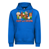 Cobalt chicken   coffee cups Urban Hoodie - MaliasSmallBusiness