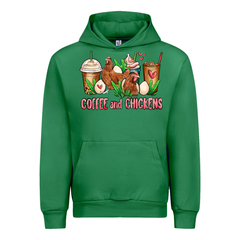 Chicken   Coffee Cups Urban Hoodie by MaliasSmallBusiness | Teevron