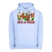 Pigment Grape Ice chicken   coffee cups Urban Hoodie - MaliasSmallBusiness