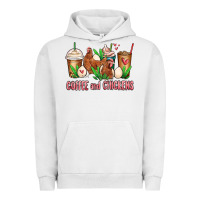 Pigment Lunar Rock chicken   coffee cups Urban Hoodie - MaliasSmallBusiness
