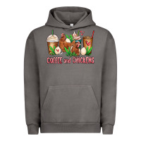 Pigment Tornado chicken   coffee cups Urban Hoodie - MaliasSmallBusiness