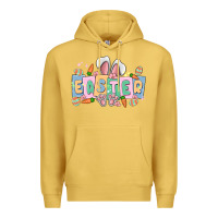Antique Gold easter  rabbit Premium Hoodie - MaliasSmallBusiness