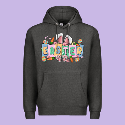 Easter  Rabbit Premium Hoodie Designed By Maliassmallbusiness