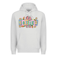 Dove Grey easter  rabbit Premium Hoodie - MaliasSmallBusiness