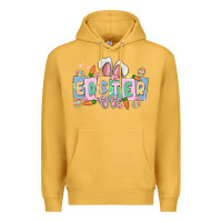 Mustard easter  rabbit Premium Hoodie - MaliasSmallBusiness