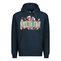 Navy easter  rabbit Premium Hoodie - MaliasSmallBusiness