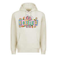 Oatmeal Heather easter  rabbit Premium Hoodie - MaliasSmallBusiness