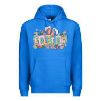 True Royal easter  rabbit Premium Hoodie - MaliasSmallBusiness