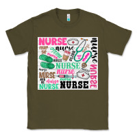 Army Green nurse Classic Tee - Zillion Design Studio