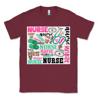 Burgundy nurse Classic Tee - Zillion Design Studio