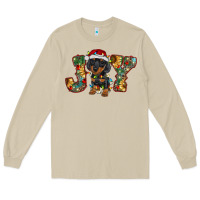 Mushroom dachshund puppy christmas joy Long Sleeve Tee - RanaPortraitStore