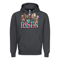 Smoke He is risen Easter Day Zipper Hoodie - CowGirlArtShop