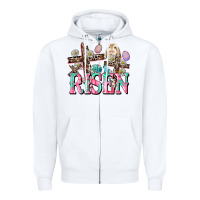White He is risen Easter Day Zipper Hoodie - CowGirlArtShop