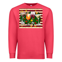 Cardinal Christmas cocktail Premium Sweatshirt - AdoDesignShop