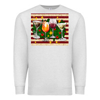 Oatmeal Heather Christmas cocktail Premium Sweatshirt - AdoDesignShop