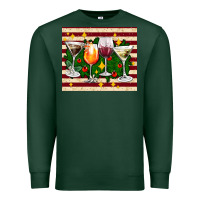 Sports Green Christmas cocktail Premium Sweatshirt - AdoDesignShop