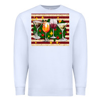 White Christmas cocktail Premium Sweatshirt - AdoDesignShop