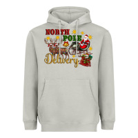 Moon Dust North Pole Delivery Santa Sleigh Heavyweight Hoodie - Artiststas